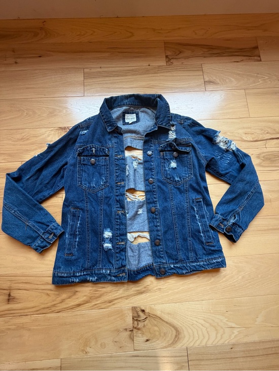 Wax Jean Jackets & Blazers - Distressed Jean Jacket